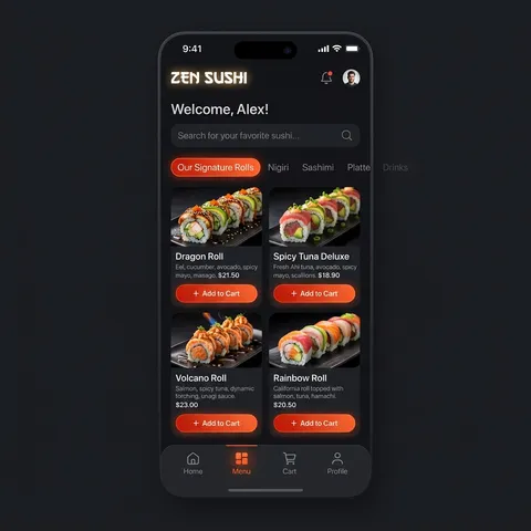 E-commerce - Sushi Mimi